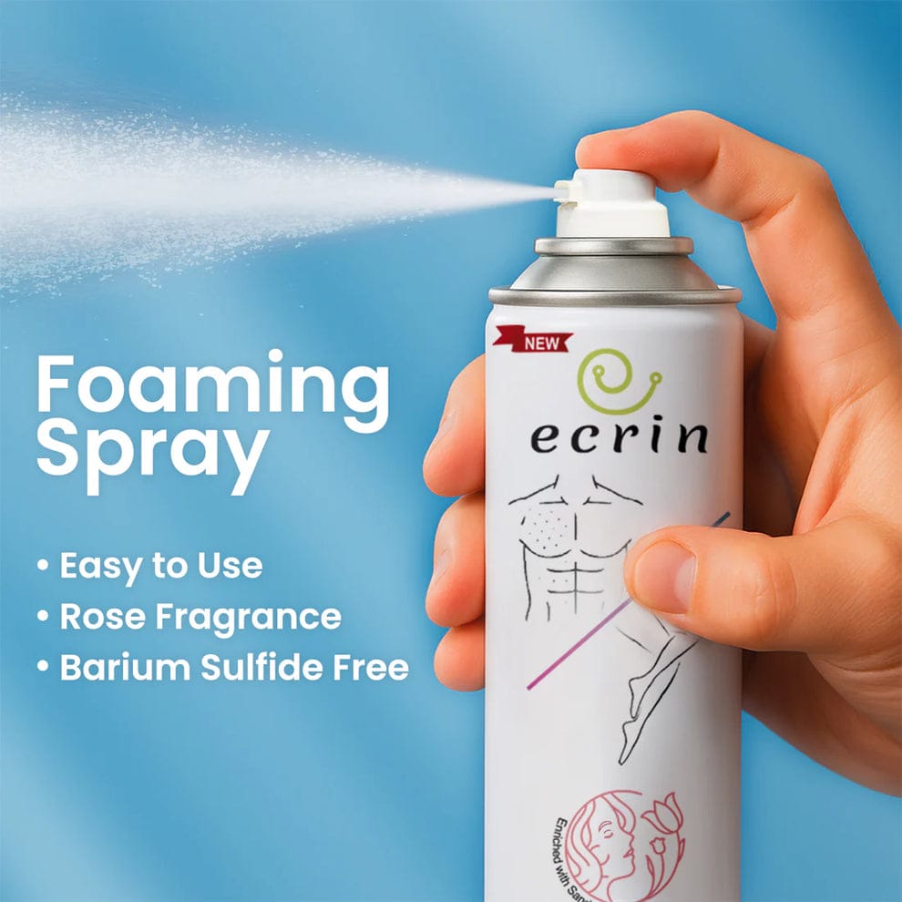 New Ecrin Hair Removal Foaming Spray - Advance Formula With Refreshing Fragrance