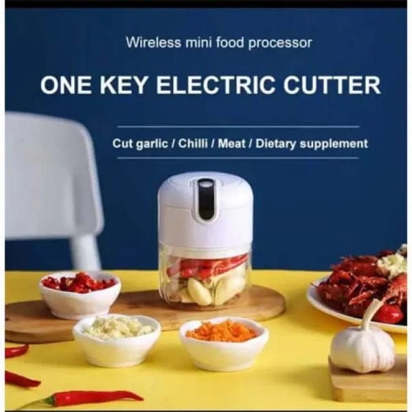 New Mini Electric Food Chopper Multifunctional Portable Cordless Garlic Ginger Food