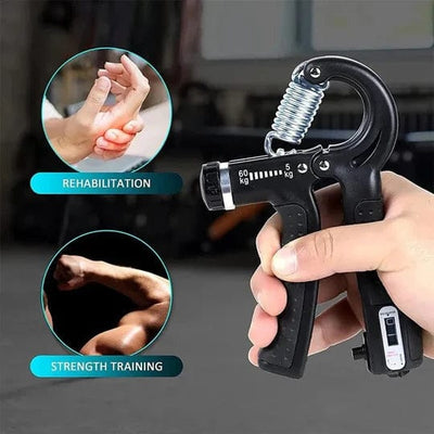 Imported Adjustable Hand Power Exercise Gripper With Counter