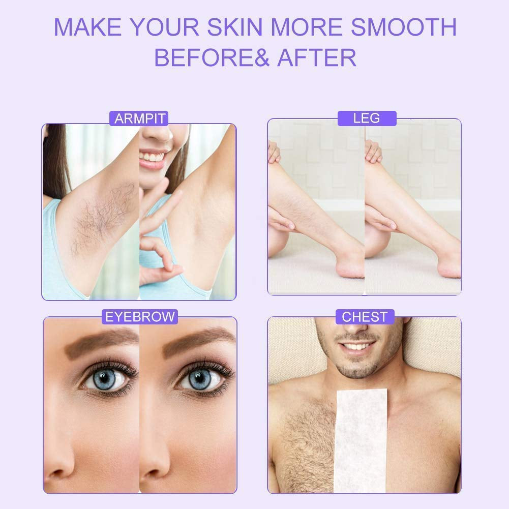 Depilatory Roll On Wax | 3 in 1 | Refill Machine With Roller Wax And Wax Papers Shopcify