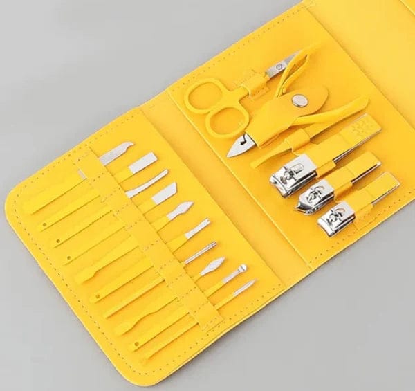 16 pcs Manicure set - Professional Nail Clippers Pedicure Kit