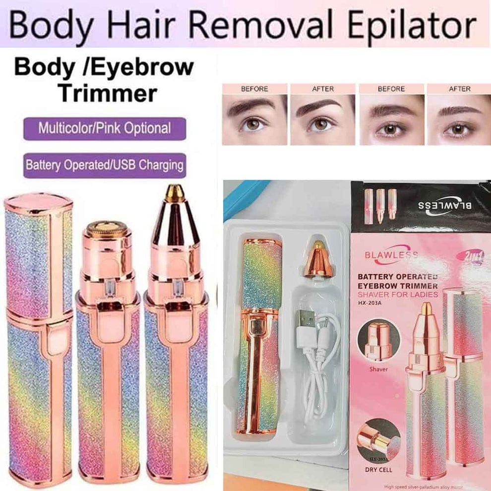 Blawless Rechargeable 2 in 1 Eyebrow Trimmer