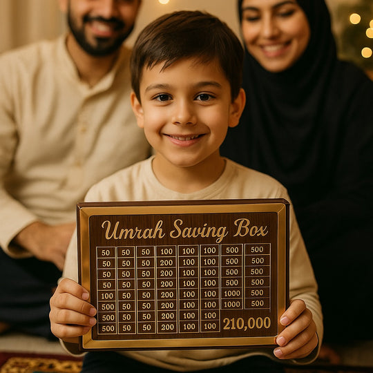 Umrah Saving Box - Save 210,000 for Umrah | Smart Money Saving Box Shopcify