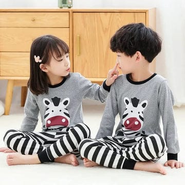 GREY ZEBRA PRINT KIDS WEAR Shopcify