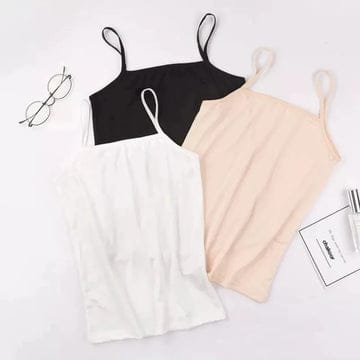 PACK OF 3 COTTON CAMISOLE Shopcify