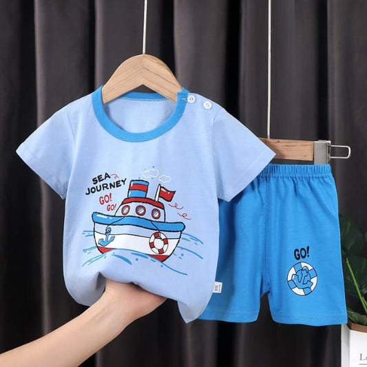 BLUE SEA JOURNEY KIDS SHORT SLEEVE KIDS WEAR Shopcify