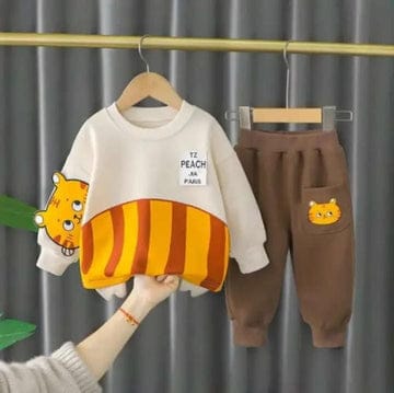 YELLOW CAT KIDS WINTER PANEL TRACKSUIT Shopcify