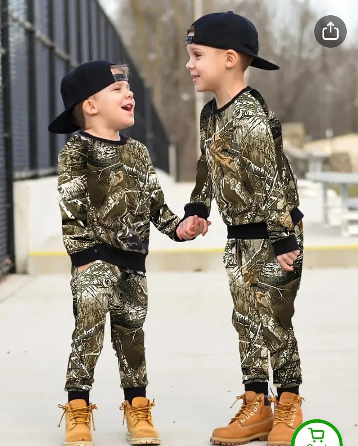 KIDS WINTER TRACKSUIT SWEATSHIRT+ TOUSER 😍 Shopcify