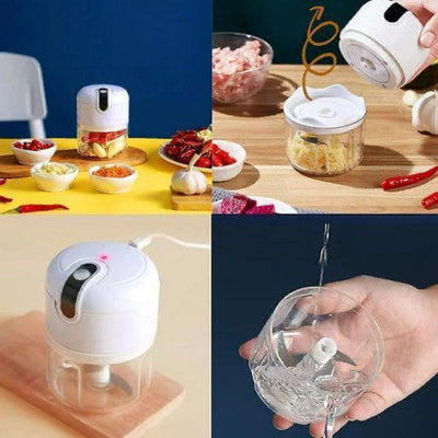New Mini Electric Food Chopper Multifunctional Portable Cordless Garlic Ginger Food