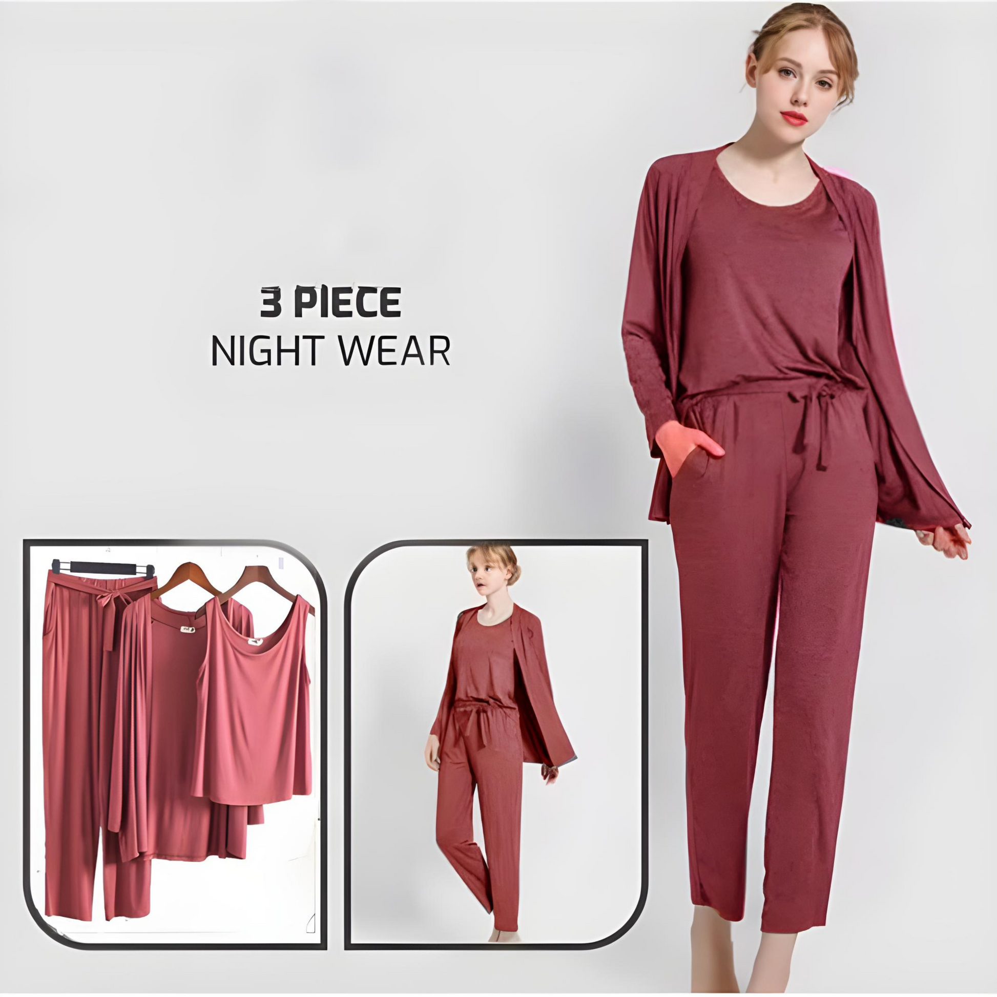 3 PIECE LOUNGE & HOME WEAR SETS Shopcify