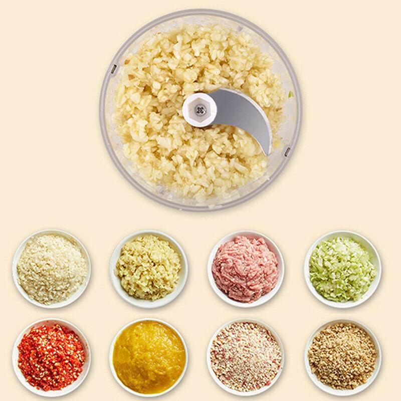 Single Jar Chopper 100 ml + 250 ml Rechargeable and Wireless Double Bowl Chopper Shopcify