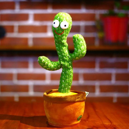 Dancing Cactus Toy, Talking Tree Cactus Plush Toy Shopcify