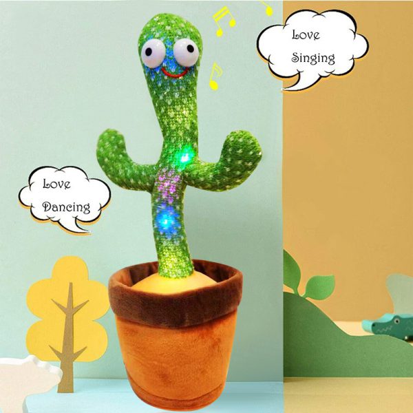 Dancing Cactus Toy, Talking Tree Cactus Plush Toy Shopcify