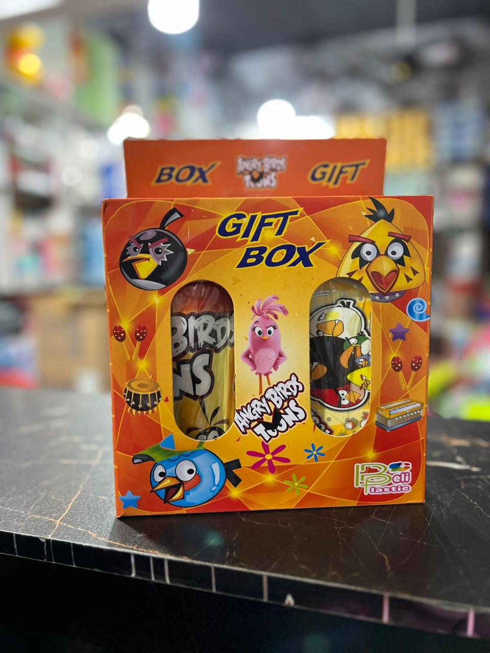 High Quality 2 in 1 Water Bottle and Lunch Box Gift Set | Gift Box | School Water Bottle and Lunch Box Gift Set Kids School Lunch Box School Tiffin Box and Water Bottle With Spoon Shopcify