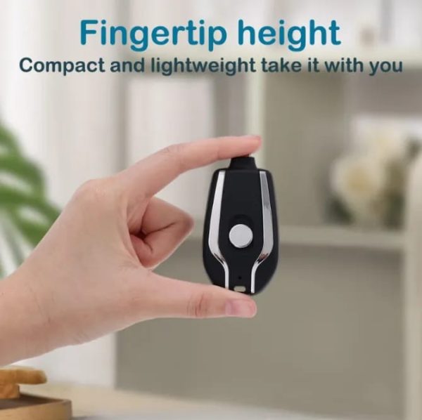 Mini Keychain Power Bank 1500Mah Emergency Power Banks Fast Charging Shopcify