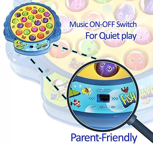 Magnetic Fish Catching With Rod | Fishing Game Toy For Kids (random Color) Shopcify