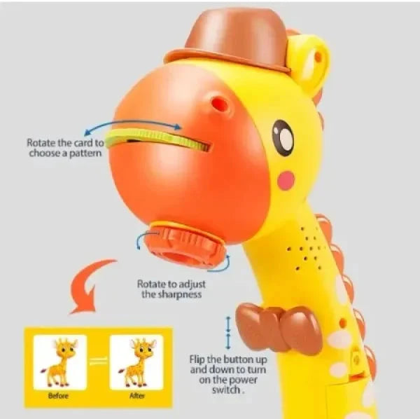 Mini Art Drawing Board Leds Projector Light Toy Children Kids Painting Table Small Desk (random Color) Shopcify