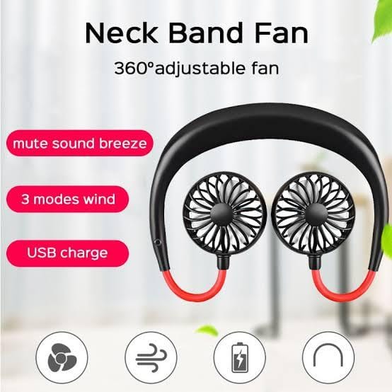 Mini Neck Fan , Portable Wearable Usb Rechargeable Personal Neck Fan Shopcify