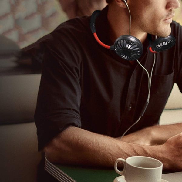 Mini Neck Fan , Portable Wearable Usb Rechargeable Personal Neck Fan Shopcify