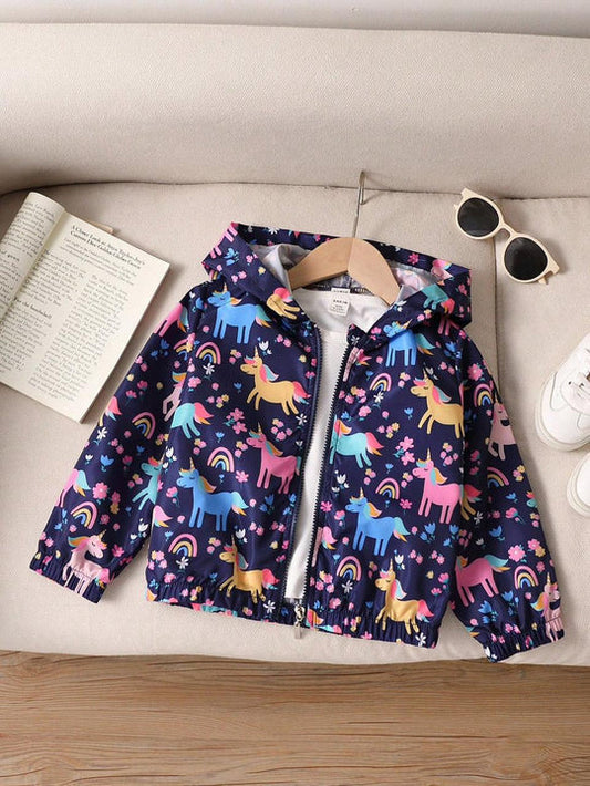 Baby/boy navy blue dino style printed winter fleece zip-up hoodie - #Z-0086 Shopcify