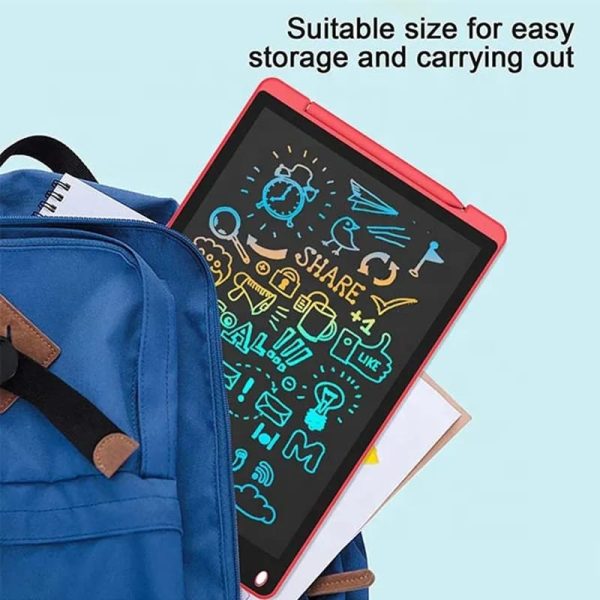 12 Inch Writing Pad Lcd Tablet For Kid (random Color) Shopcify