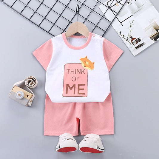THINK OF ME  PRINTED SHORT SLEEVE KIDS WEAR Shopcify